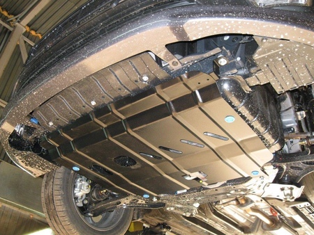 Защита картера (алюминий) Novline Hyundai Solaris (2011-2017) NLZ.20.38.020A NEW